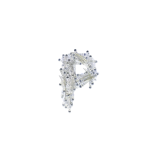Decorative: LEDs laid out in the shape of a P