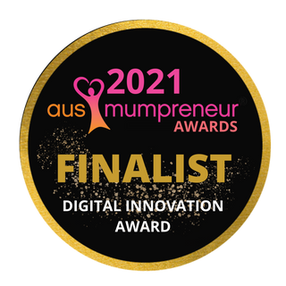 AusMumpreneur Awards 2021 Finalist Digital Innovation Award Badge
