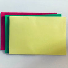 Load image into Gallery viewer, Three sheets of 1 mm foam: red, green and yellow
